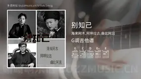 别知己 海来阿木,阿呷拉古,曲比阿且 吉他谱G调简单版