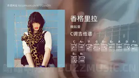 香格里拉 魏如萱 吉他谱C调简单版