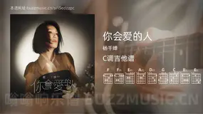 你会爱的人 杨千嬅 吉他谱C调简单版