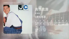 真情流露 张学友 吉他谱C调简单版