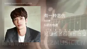 有一种悲伤 刘以豪 吉他谱G调简单版