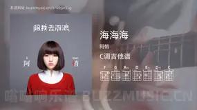 海海海 阿悄 吉他谱C调简单版