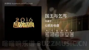 国王与乞丐 华晨宇 吉他谱G调简单版