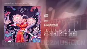 醉 黄龄 吉他谱G调简单版