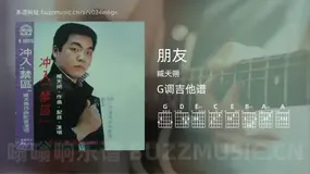 朋友 臧天朔 吉他谱G调简单版