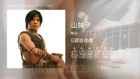 山妹子吉他谱G调 野马 简单版