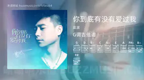 你到底有没有爱过我吉他谱G调 蓝波 简单版