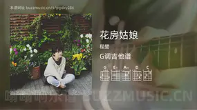 花房姑娘 程璧 吉他谱G调简单版