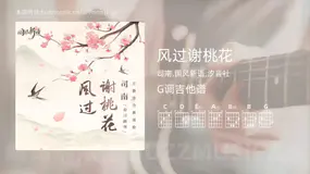 风过谢桃花 司南,国风新语,汐音社 吉他谱G调简单版