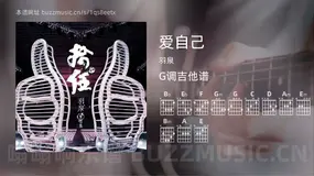 爱自己 羽泉 吉他谱G调简单版