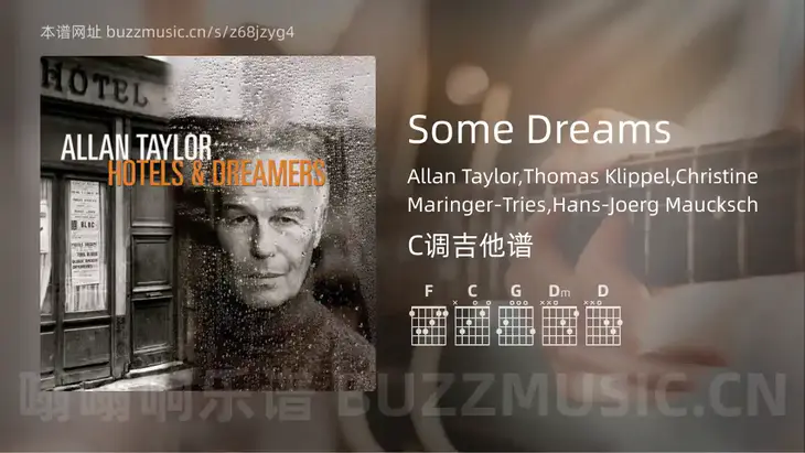 Some Dreams吉他谱C调 Allan Taylor,Thomas Klippel,Christine Maringer-Tries,Hans-Joerg Maucksch 简单版