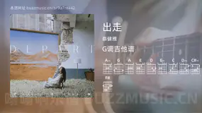 出走 蔡健雅 吉他谱G调简单版