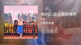 神的口袋没有后悔药吉他谱C调 花粥 简单版