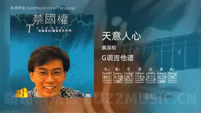天意人心 蔡国权 吉他谱G调简单版
