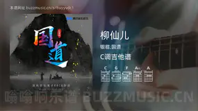 柳仙儿 银临,国道 吉他谱C调简单版