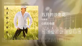 五月的沙枣花 马跃成 吉他谱G调简单版