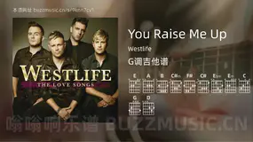 You Raise Me Up Westlife 吉他谱G调简单版