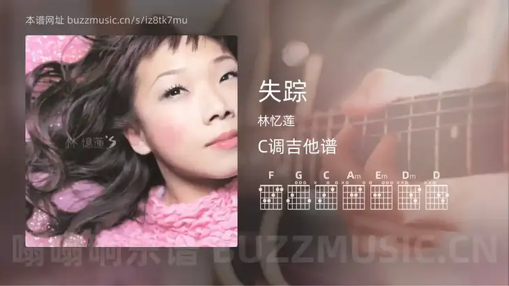 失踪 林忆莲 吉他谱C调简单版
