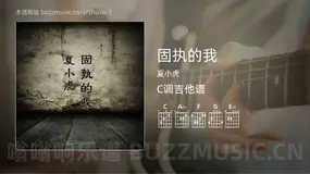 固执的我吉他谱C调 夏小虎 简单版
