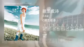 眼泪成诗 孙燕姿 吉他谱C调简单版