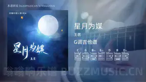 星月为媒 王茗 吉他谱G调简单版