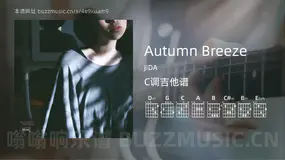 Autumn Breeze JIDA 吉他谱C调简单版