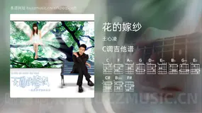 花的嫁纱吉他谱C调 王心凌 简单版