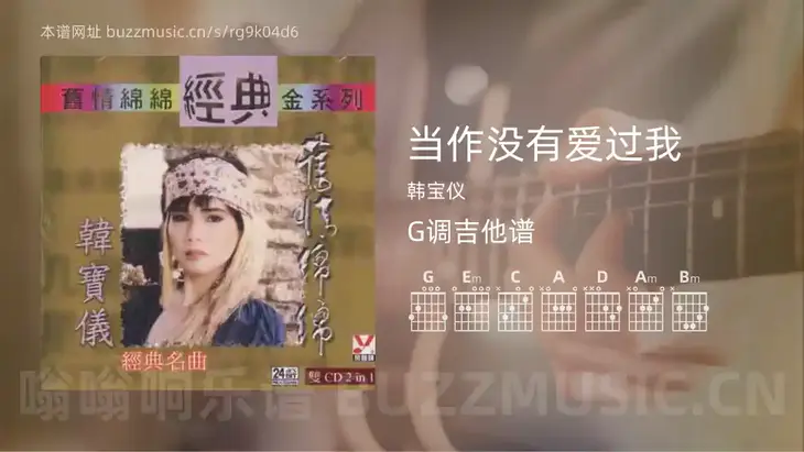 当作没有爱过我吉他谱G调 韩宝仪 简单版
