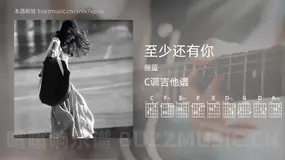至少还有你 握蓝 吉他谱C调简单版