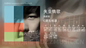 失业情歌 胡彦斌 吉他谱C调简单版