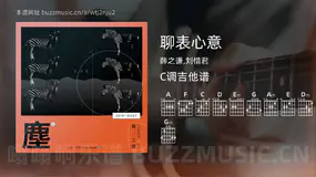 聊表心意吉他谱C调 薛之谦,刘惜君 简单版