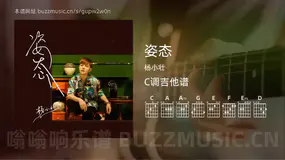 姿态 杨小壮 吉他谱C调简单版