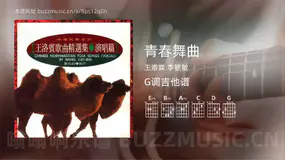 青春舞曲 王洛宾,李毓敏 吉他谱G调简单版