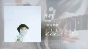 小白吉他谱C调 周柏豪 简单版