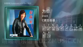 为你 许冠杰 吉他谱C调简单版