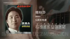 喀秋莎 廖昌永 吉他谱G调简单版