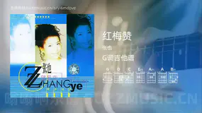 红梅赞 张也 吉他谱G调简单版