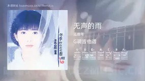 无声的雨 孟庭苇 吉他谱G调简单版