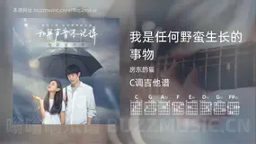 我是任何野蛮生长的事物 房东的猫 吉他谱C调简单版