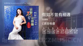 假如不曾有相遇吉他谱C调 冷清秋 简单版