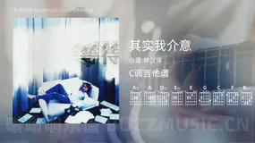 其实我介意 小雪,林汉洋 吉他谱C调简单版