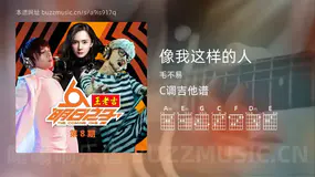 像我这样的人吉他谱C调 毛不易 简单版