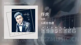 俘虏 光泽 吉他谱G调简单版