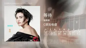 等待 谭维维 吉他谱C调简单版