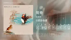 鸳鸯 王天冲 吉他谱G调简单版