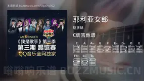 耶利亚女郎 胡彦斌 吉他谱C调简单版