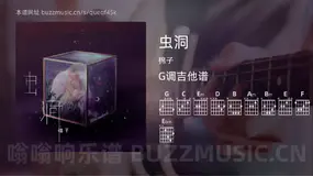 虫洞 棉子 吉他谱G调简单版
