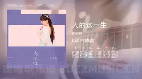 人的这一生 许丽静 吉他谱C调简单版