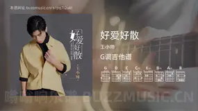 好爱好散 王小帅 吉他谱G调简单版