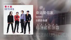 命运是你家 BEYOND 吉他谱G调简单版